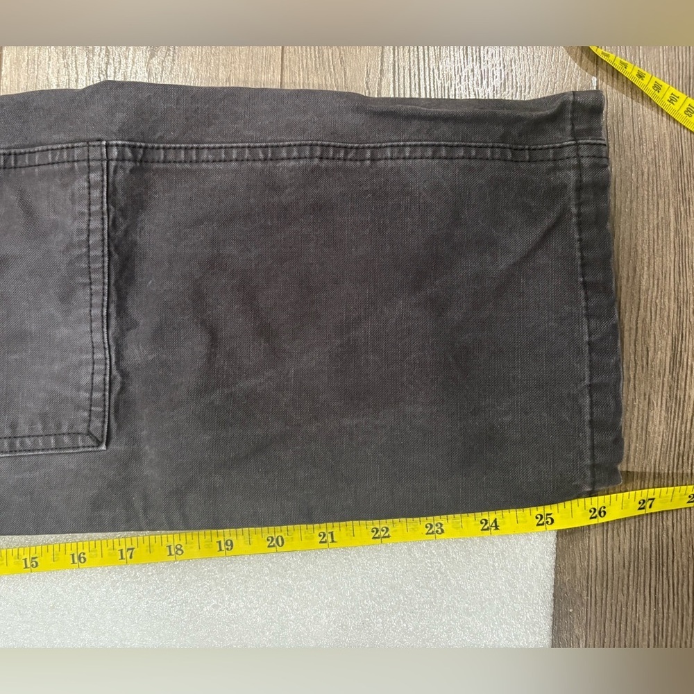 [W29Ins26”]Madewell Relaxed Straight Dark Charcoal Cargo Jeans Pants - Picture 9 of 9